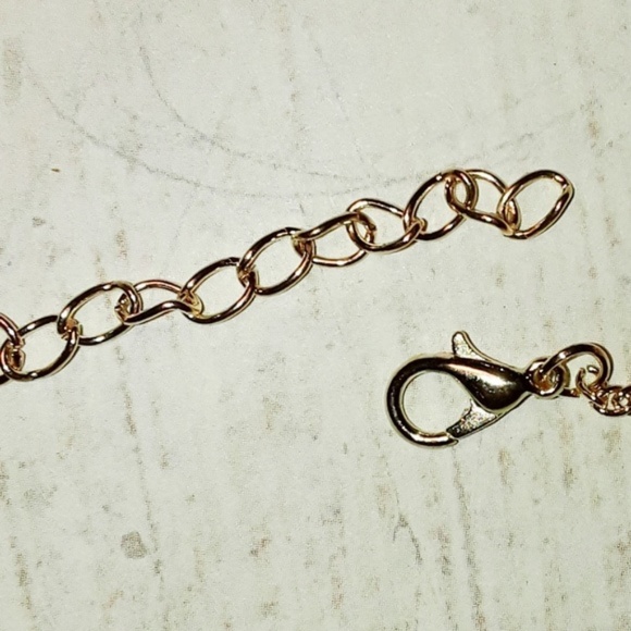 Dangling Star Layered Choker Gold Bib Necklace - Picture 7 of 7